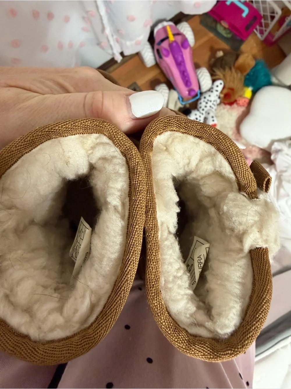 Koolaburra by UGH Chestnut Suede Baby Bow Boots